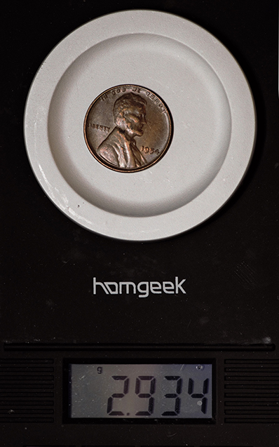 2.934-Gram-1954-Wheat-Penny-In-Tolerance?